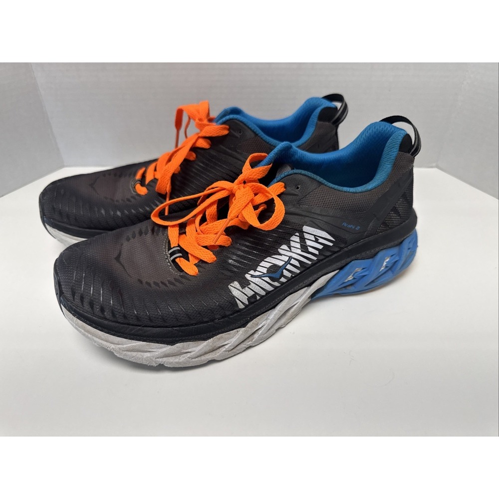 Hoka One One Arahi 2 Men's Size 9.5 Blue‎ Running Shoes Gym Outdoor Gorpcore GUC - Picture 2 of 7